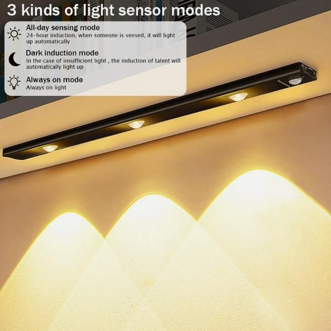 LED Motion Sensor Cabinet Light – USB Rechargeable