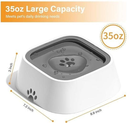 Anti-Overflow Pet Bowl | No-Spill Design