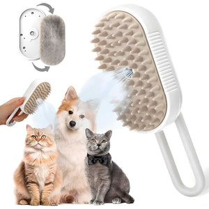 Steam Brush for Pets – Grooming & Cleaning Tool