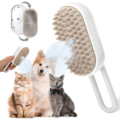 Steam Brush for Pets – Grooming & Cleaning Tool