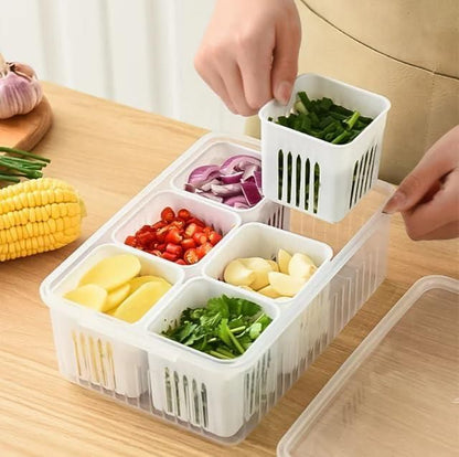 Freezer Storage Container | Fridge Organizer Box