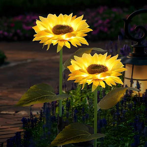 Solar Sunflower Lights (Pack of 2)