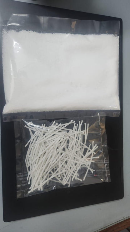 Pearl Soy Wax for Custom Candles | 200g Wax + 50 Wicks