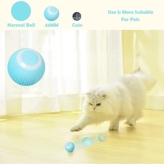 Interactive Rotating Cat Toy Ball