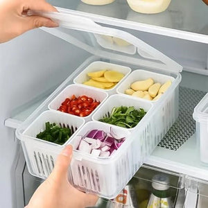 Freezer Storage Container | Fridge Organizer Box