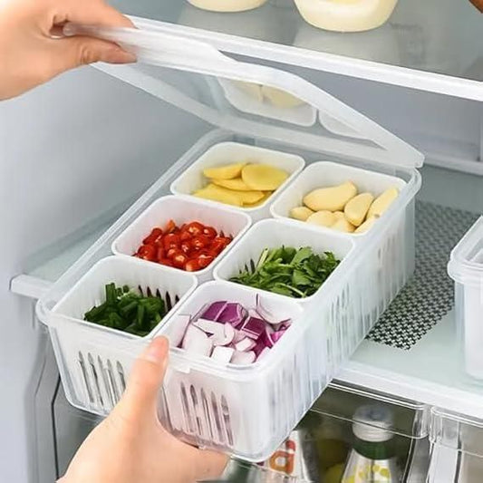 Freezer Storage Container | Fridge Organizer Box